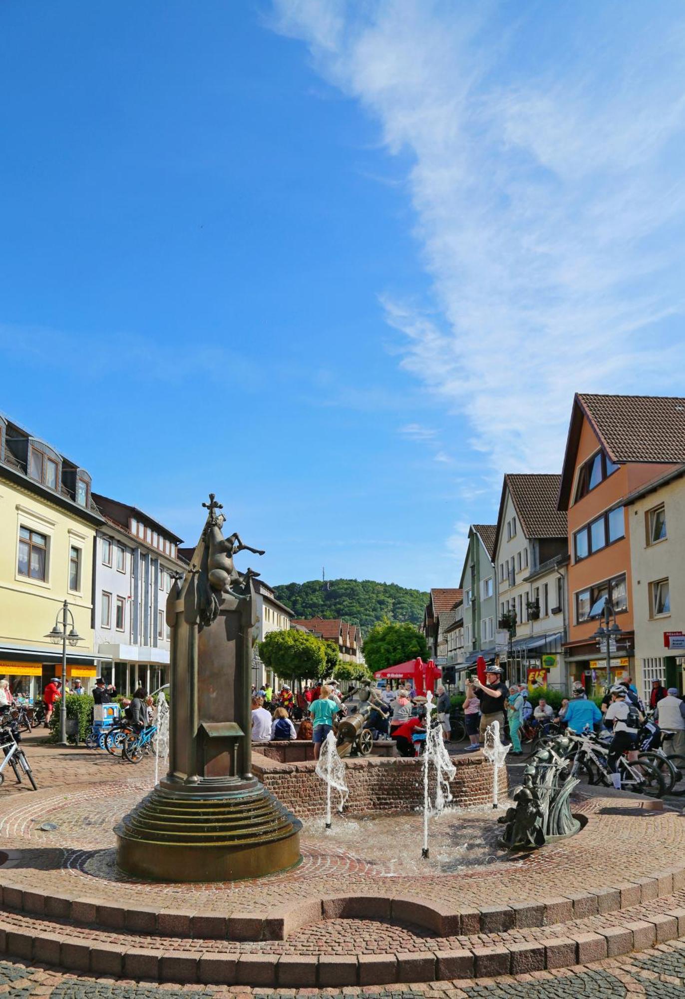 Ferienwohnungen Am Weserstrand Bodenwerder Exteriör bild