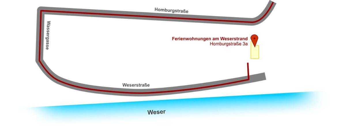 Ferienwohnungen Am Weserstrand Bodenwerder Exteriör bild